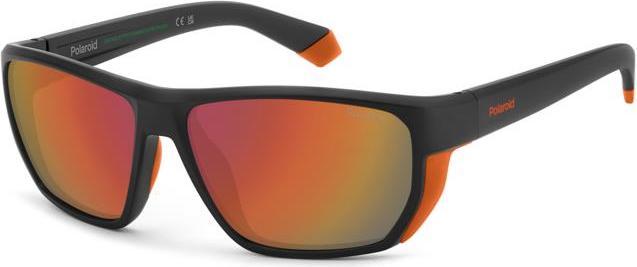 Matte black orange