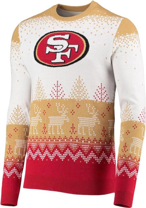 Foco NFL Ugly Sweater XMAS Strick Pullover - San Francisco 49ers (XXL)