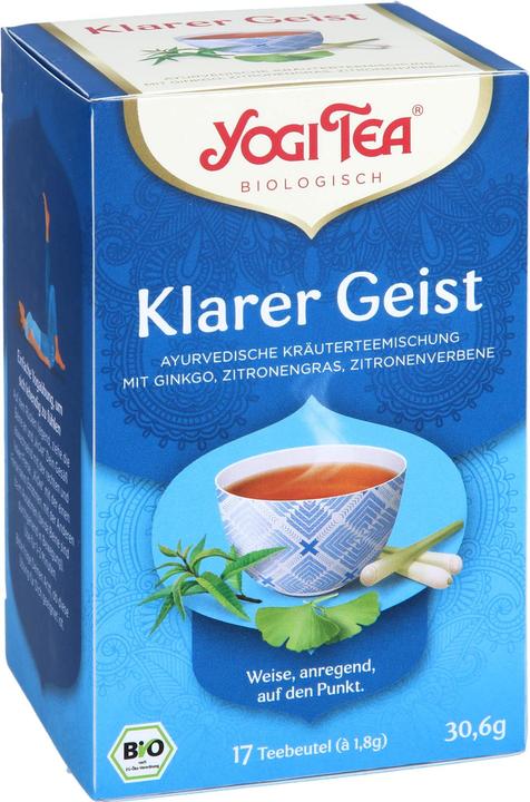 Image du produit Yogi Tea Esprit clair Mélange de plantes ayurvédiques, 17 sachets filtres (30.60 g)