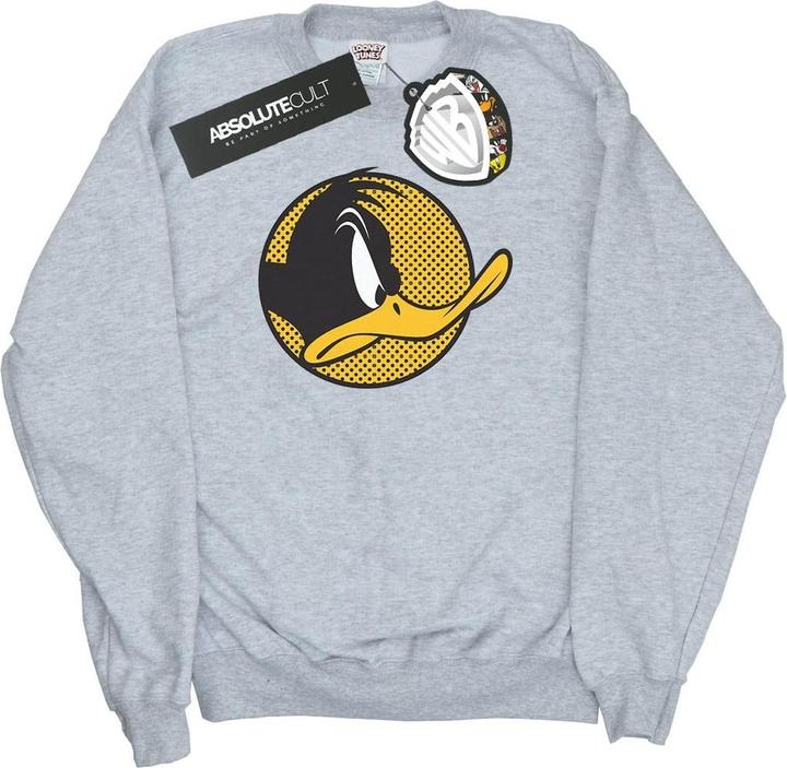 Looney Tunes Daffy Duck Dotted Profile Sweatshirt