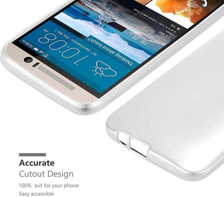 Productafbeelding Cadorabo TPU Matte Metallic hoes (HTC One M9)