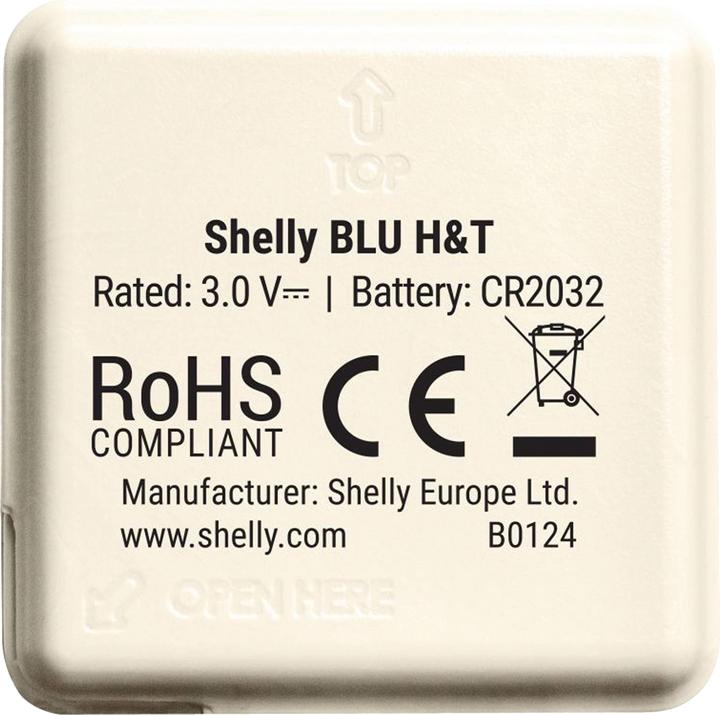 Actual product image Shelly Plug & Play Blu H&T Ivory