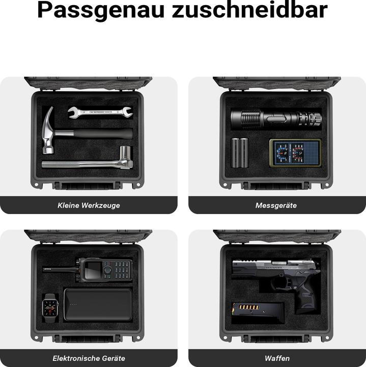 Actual product image Wiltec Universal case 19x17x6cm waterproof Transport case Case Protective case