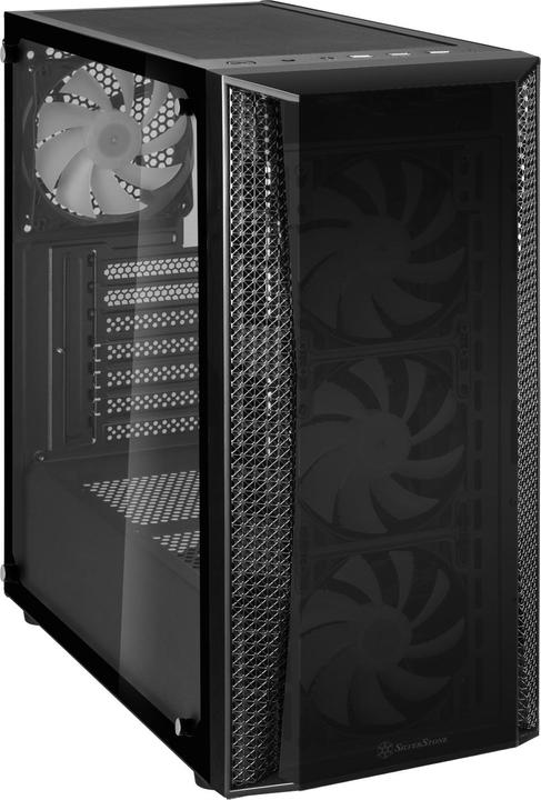 Actual product image Silverstone Fara B1 Pro Midi Tower, ARGB, Tempered Glass (ATX)