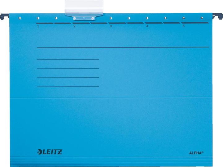 Leitz Cartella sospesa ALPHA, A4, aperta ai lati, blu (A4, 1 x)