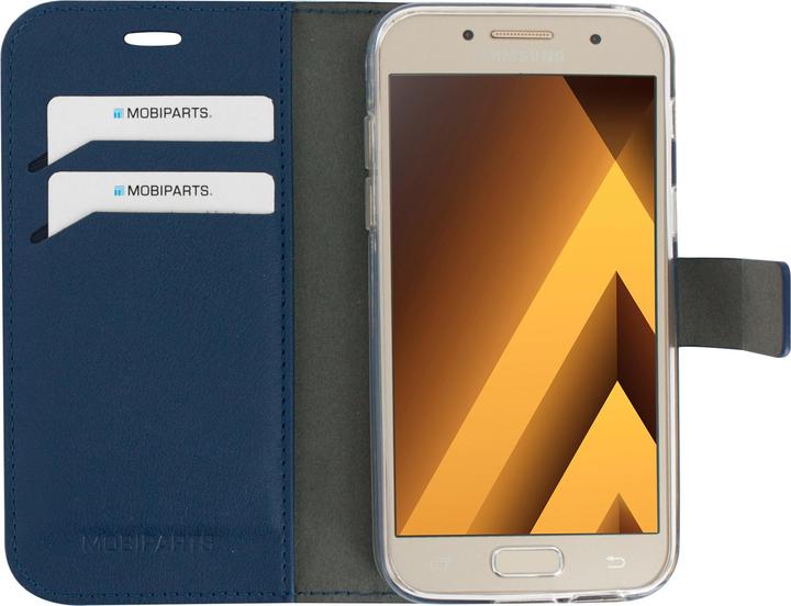 Produktbild Mobiparts Classic Wallet Case Samsung Galaxy A3 (2017) Blue (Samsung Galaxy A3 (2017))