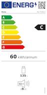 Label énergétique Miele KU 7135 C (134 l)
