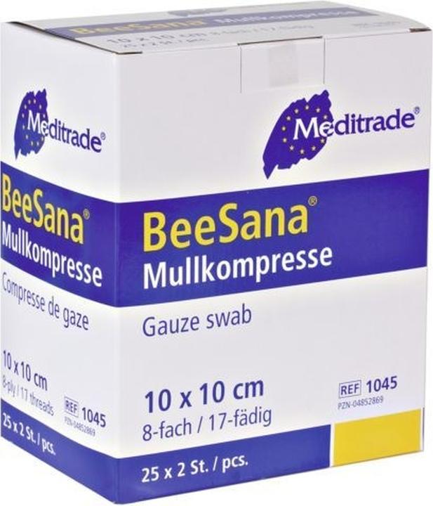 Image du produit Meditrade Compresses de gaze sans RX 8-plis stérile
