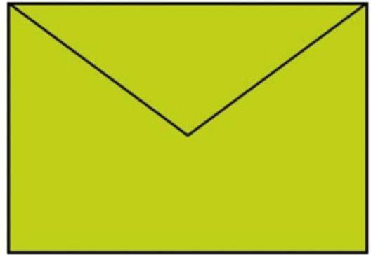 Actual product image Magni 220711522 - Coloretti envelopes, 80 g/m², DIN C5, light green, 5 pcs. (C5, 5 x)