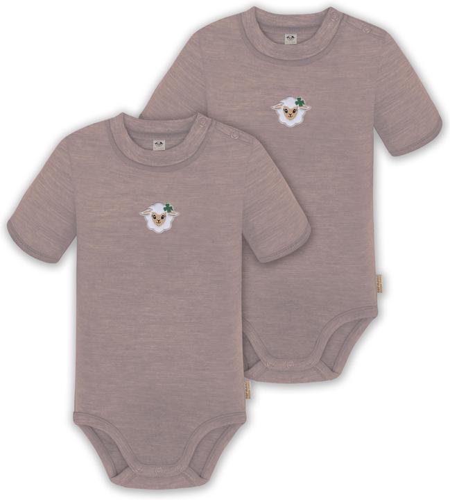Normani 2er Set Baby Merino Kurzarmbody „Tihoi" - 9309