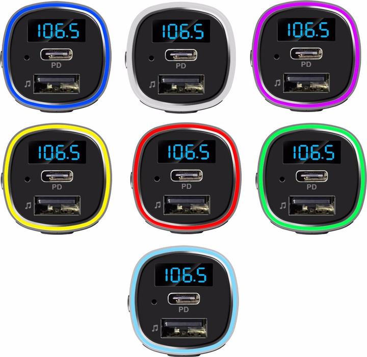 Produktbild FTM Bluetooth FM Transmitter mit USB Ladegerät