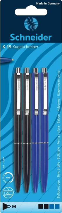 Produktbild Edding Schneider Kugelschreiber K15 (Multicolor, 4 x)