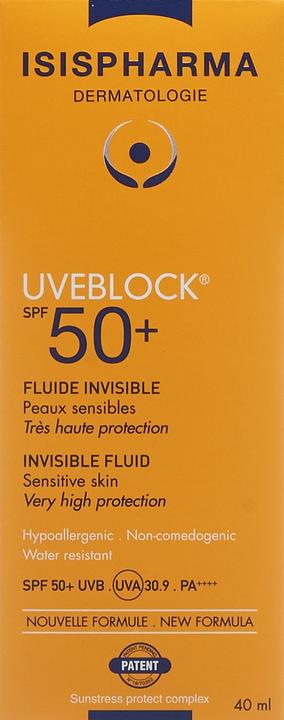 Produktbild Isispharma Uveblock Fluide Invisible Spf50+ (Sonnencreme, SPF 50, 40 ml)