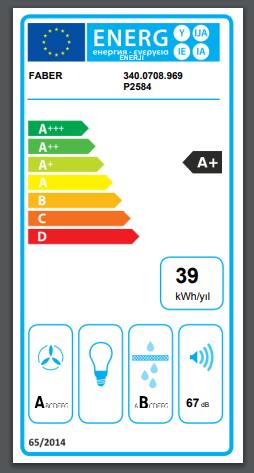 Energy Label GALILEO STRIPES F830