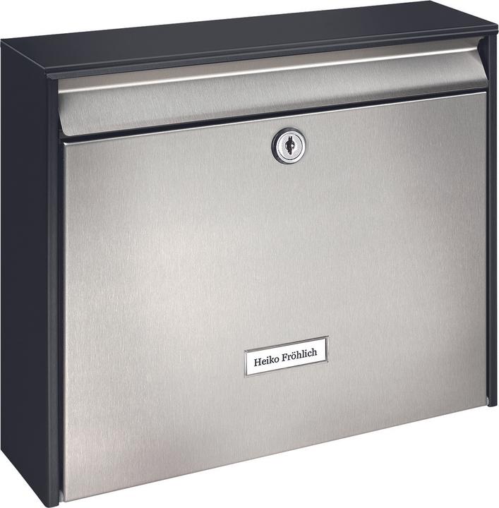 Actual product image Burg Wächter Mailboxes Oxford 6877 black&steel