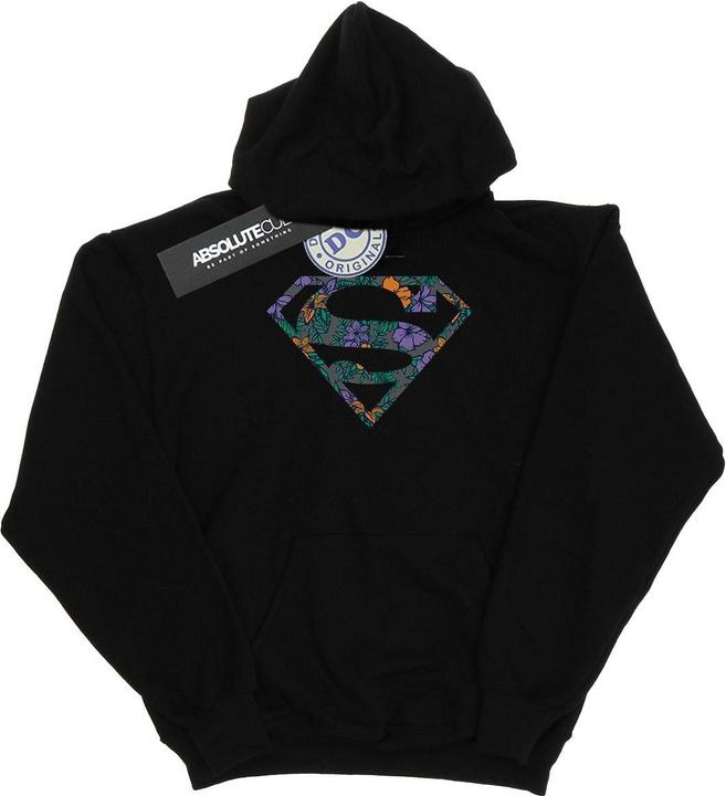 Produktbild Superman Floral Logo 1 Kapuzenpullover (XXL)