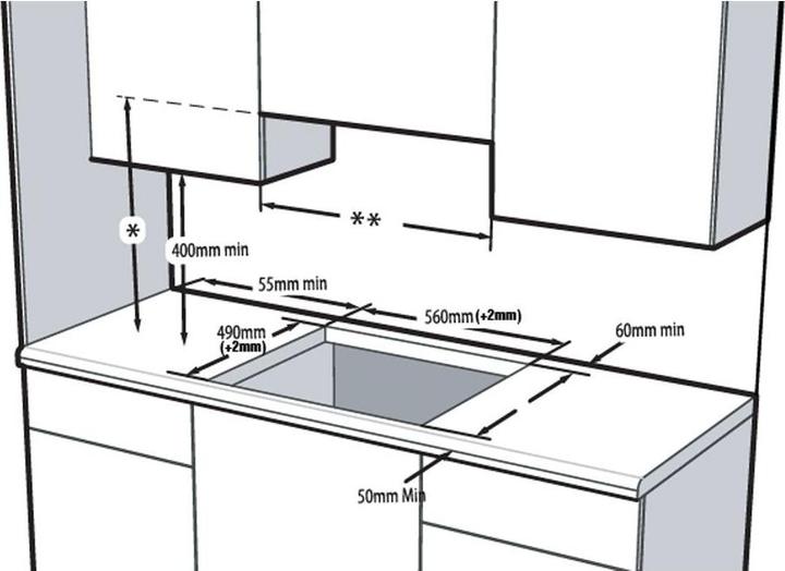 Actual product image Beko Grundig ceramic hob GIEV 613420 E