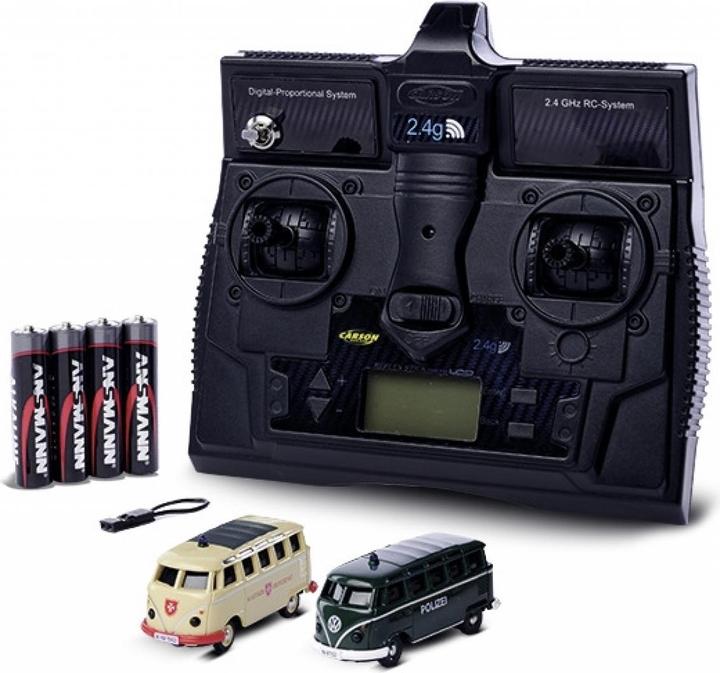 Image du produit Carson 1:87 VW T1 Poliz.+Maltes. Combo 2.4G LCD