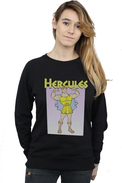 Actual product image Disney Womens/Ladies Hercules Muscles Sweatshirt (S)