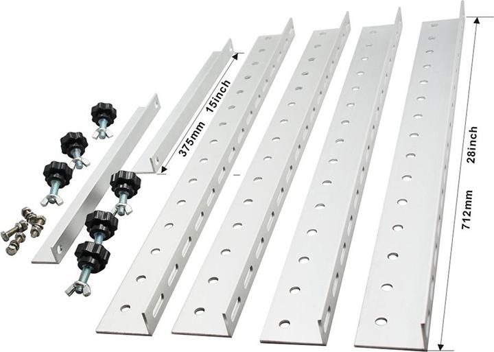 Immagine prodotto Offgridtec Supporto per moduli solari regolabile in inclinazione da 0 a 90° fino a 712 mm di larghezza del (Materiale di montaggio del sistema solare)