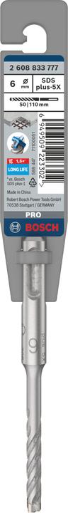 Image du produit Bosch Zubehör Marteau perforateur Pro SDS plus-5X (6 millimètres)