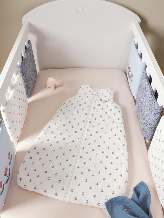 Produktbild Vertbaudet Baby Sommerschlafsack INDIEN BLUME, Oeko-Tex (68 cm)