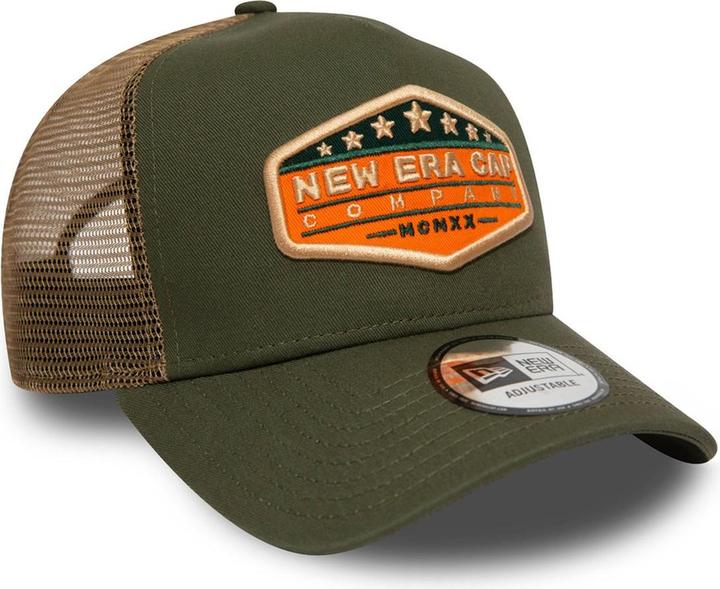 Image du produit New Era Adjustable Trucker Cap - Brand Patch Olive