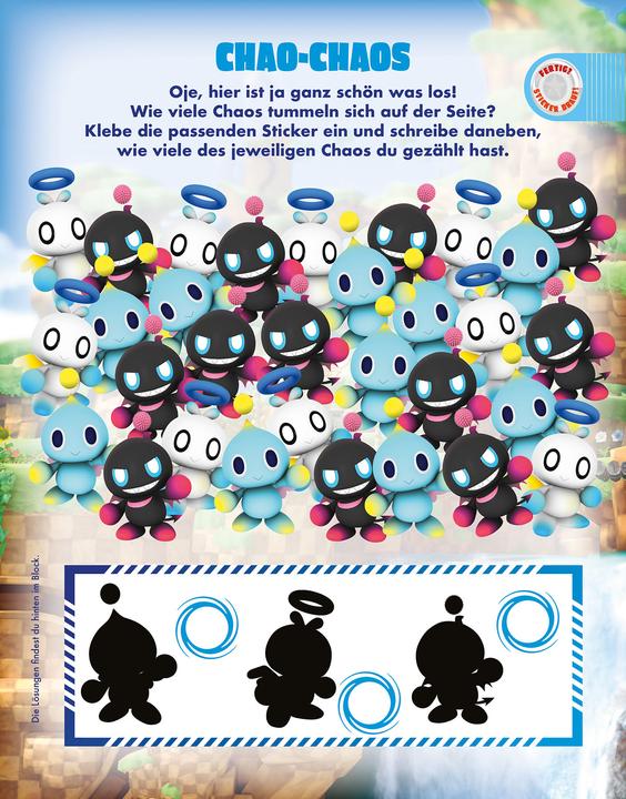 Immagine prodotto Panini Sonic The Hedgehog: 1001 adesivi: Adesivi - puzzle - da colorare