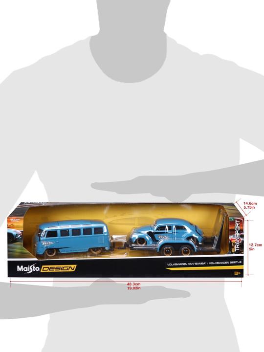 Image du produit Maisto VW T1 Van Samba & Volkswagen Beetle