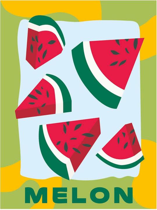 Actual product image Ravensburger CreArt - Painting by numbers 25516 - Melons - from 12 years for beginners