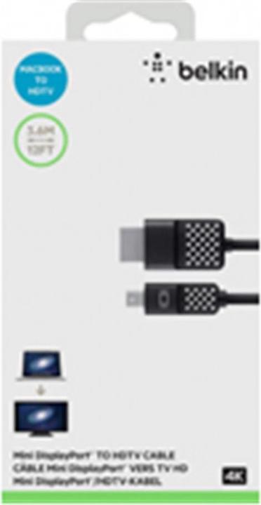Immagine prodotto Belkin Mini DisplayPort — HDMI (Typ A) (3.60 m, DisplayPort, HDMI)