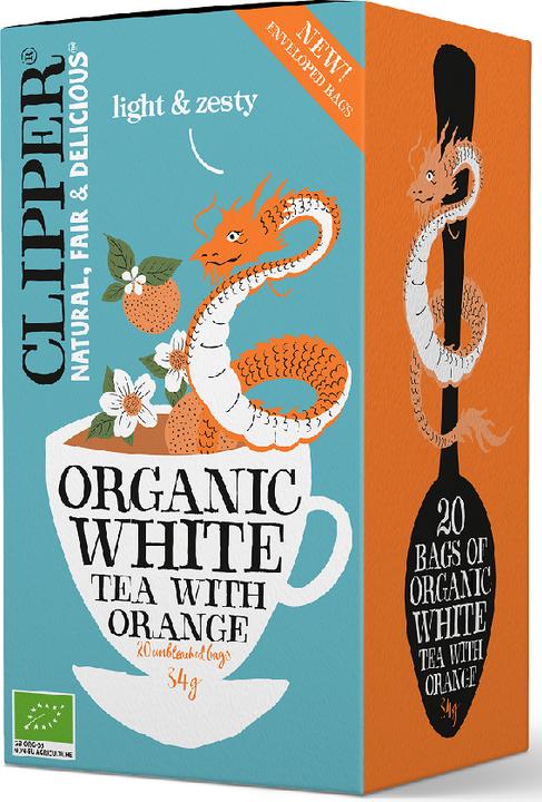 Produktbild Clipper Weisser orange Tee Bio (20 x 1,7 g) 34 g - (34 g)
