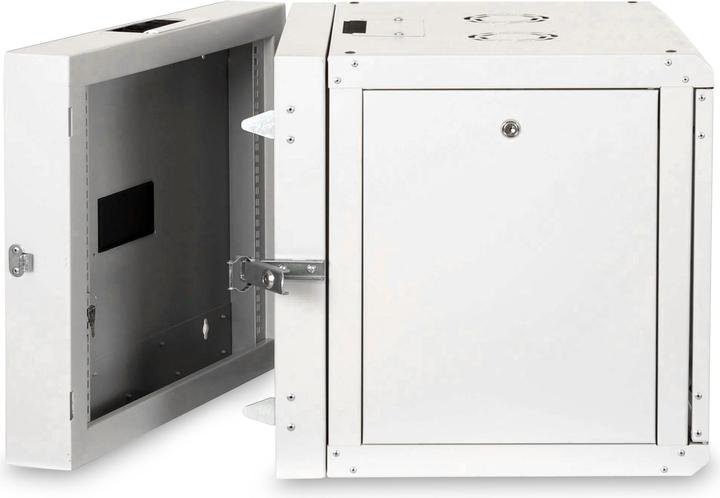 Actual product image Digitus Wall Mounting Cabinet Unique Series - double sectioned, pivoted (10.87 RU, 19 inch rack)