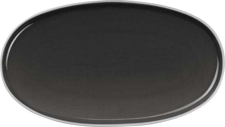 Produktbild ASA Selection semana Platte oval caviar 28,5x16x2,2cm