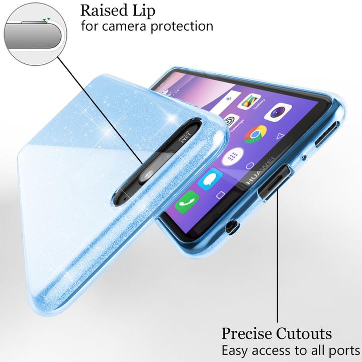 Actual product image Nalia Glitter cover (Huawei Y6 (2018))
