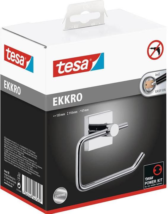Immagine prodotto tesa Porta rotolo di carta igienica EKKRO con soluzione adesiva senza foratura