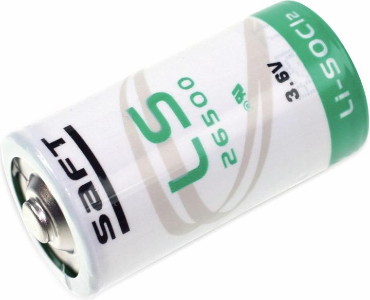 Actual product image Saft Lithium battery LS 26500, C (baby), 3.6 V-, 7700 mAh (7700 mAh)