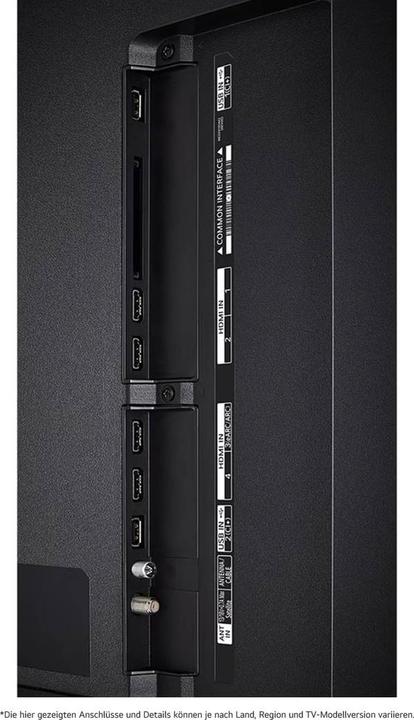 Actual product image LG 86QNED85T6C (218 cm (86 inch), black, UltraHD/4K, HDR10, triple tuner, AI processor, 120Hz panel) (86", QNED85, QNED, 4K)