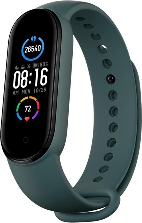 Image du produit Techsuit - Watchband (W013) - Xiaomi Mi Band 5 / 5 NFC / 6 / 6 NFC / Amazfit Band 5 - Dark Green (Silicone)