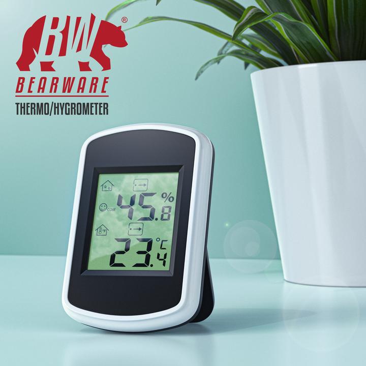Actual product image Bearware Weather station, indoor weather station, thermometer hygrometer, temperature and humidity measuring