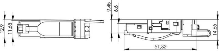 Immagine prodotto Telegärtner Spina STX RJ45, Cat.6, per AWG 22