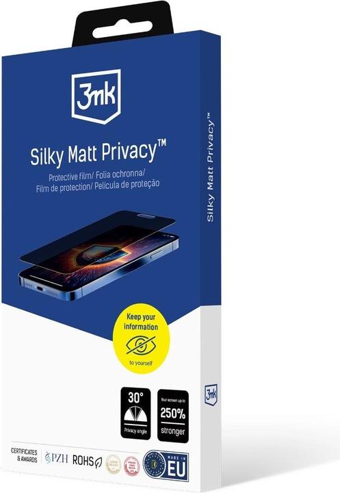 Produktbild 3MK Silky Matt Privacy (1 Stück, Apple iPhone 16 Plus)