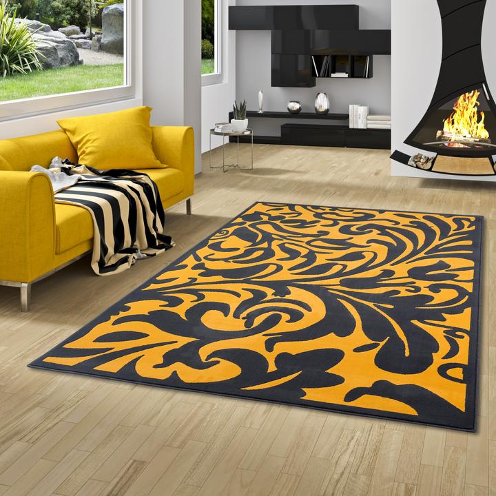 Actual product image Pergamon Designer Kurzflor Teppich Moderne Muster (80 x 150 cm)