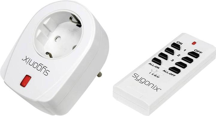 Image du produit Sygonix RSL Set de prises sans fil Connecteur intermédiaire Puissance de commutation (max.) 2000 W Portée