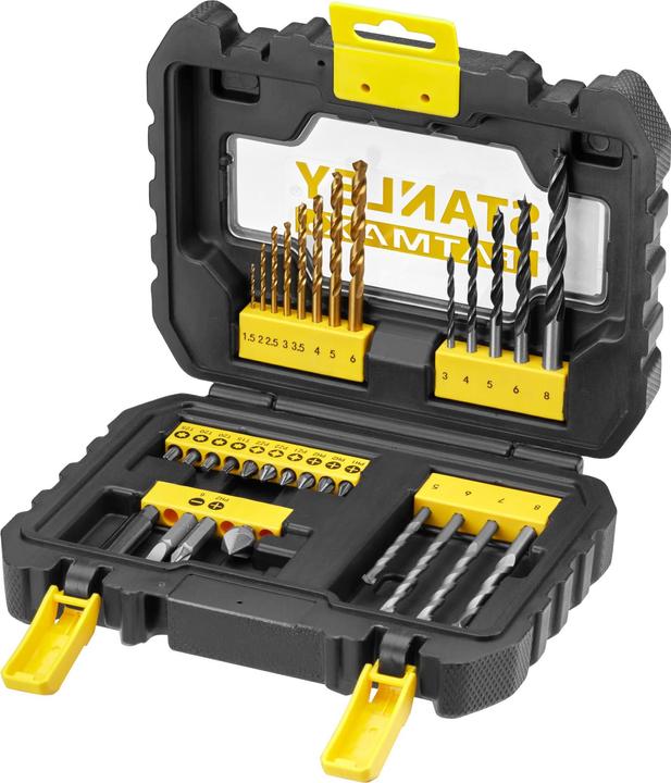 Immagine prodotto Stanley Set di punte nella valigetta (1,5 mm, 2 mm, 2,5 mm, 3 mm, 3,5 mm, 4 mm, 5 mm, 6 mm, 7 mm, 8 mm)