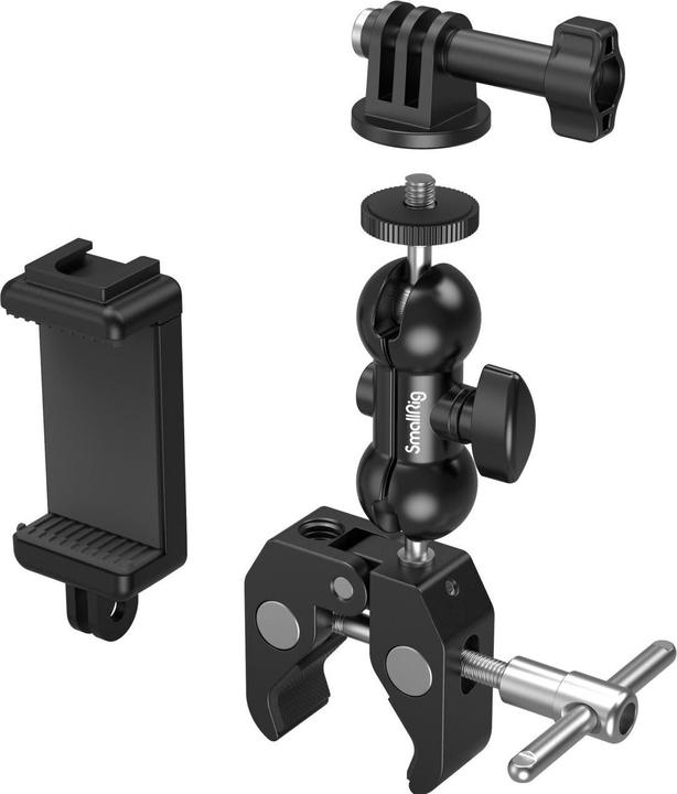 Produktbild SmallRig Klemmhalterung Super Clamp mit Kugelkopf Magic Arm (Diverses Video Zubehör)