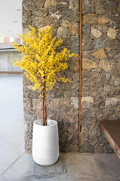 Actual product image Newgarden CAMELIA High planter, tub large round, high ø39x59cm bronze 54L outdoor