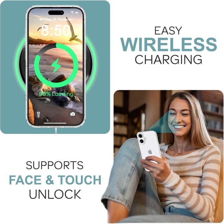 Actual product image Nalia Clear 360 degree cover (Apple iPhone 16 Plus)