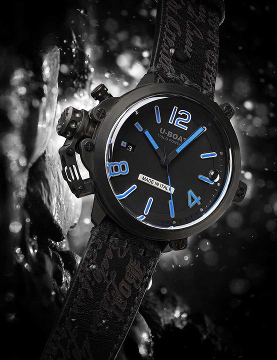 Actual product image U-Boat 8808 Capsule PVD BK BL 45mm (Swiss made, 45 mm)