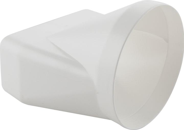 Actual product image IKM Flat duct/round duct transition piece, ventilation duct system 150 184x99/ø 154mm